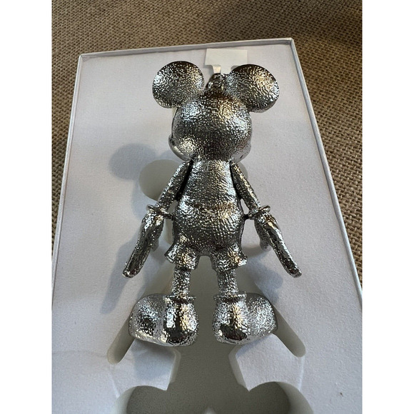 Disney X Baublebar Silver Mickey Mouse Bag Charm Keychain-Rare/HTF - Picture 5 of 8